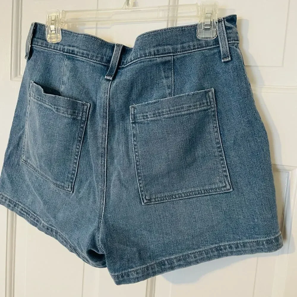 J Crew Utility High Rise Denim Shorts